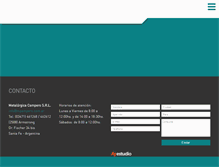 Tablet Screenshot of mpampero.com.ar